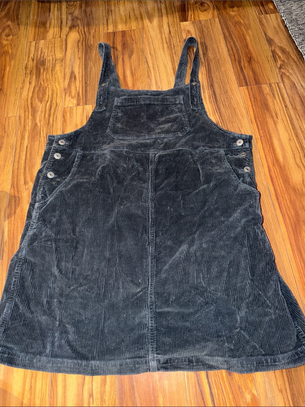 American Eagle Outfitters blue overall dress